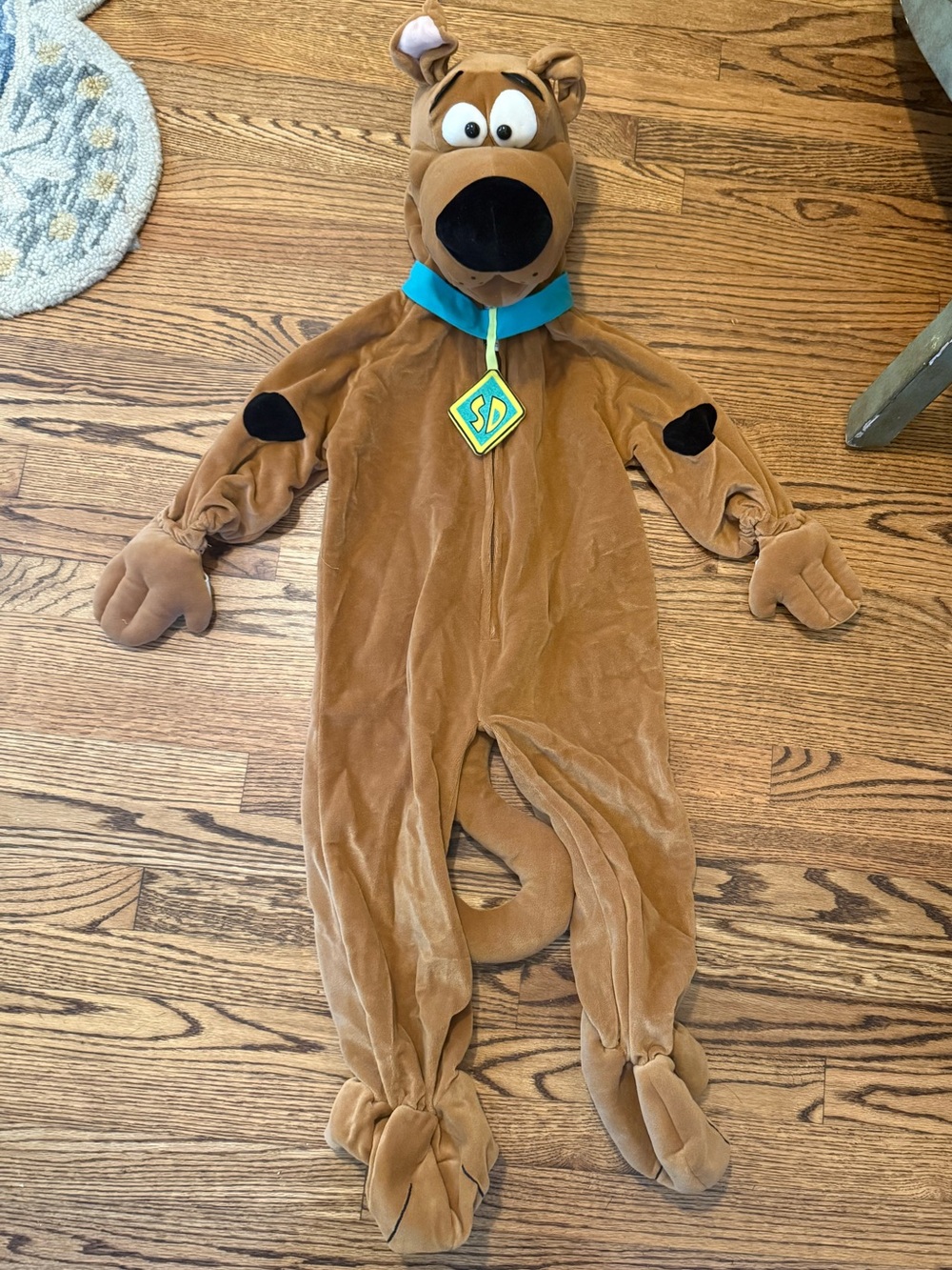 Kids Brown Scooby-Doo Plush One-Piece Costume